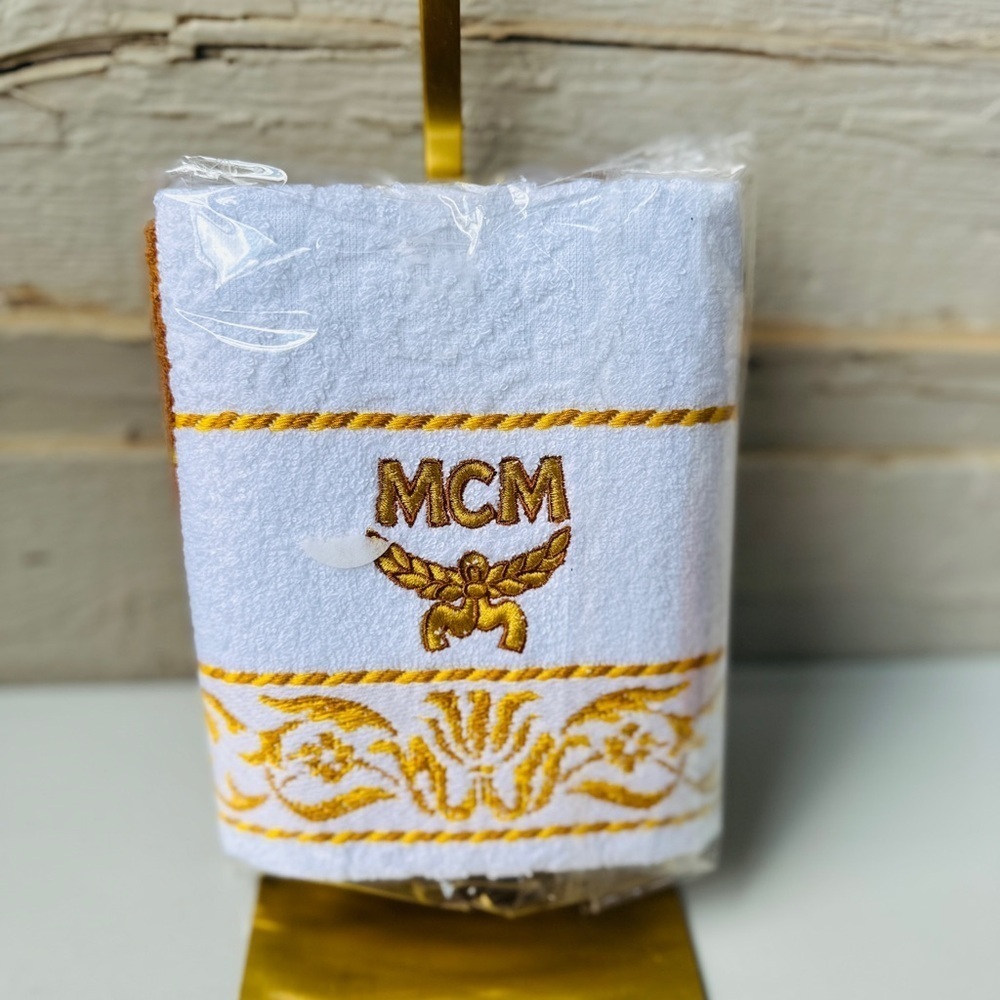 MCM face towels x 2. Brand new.